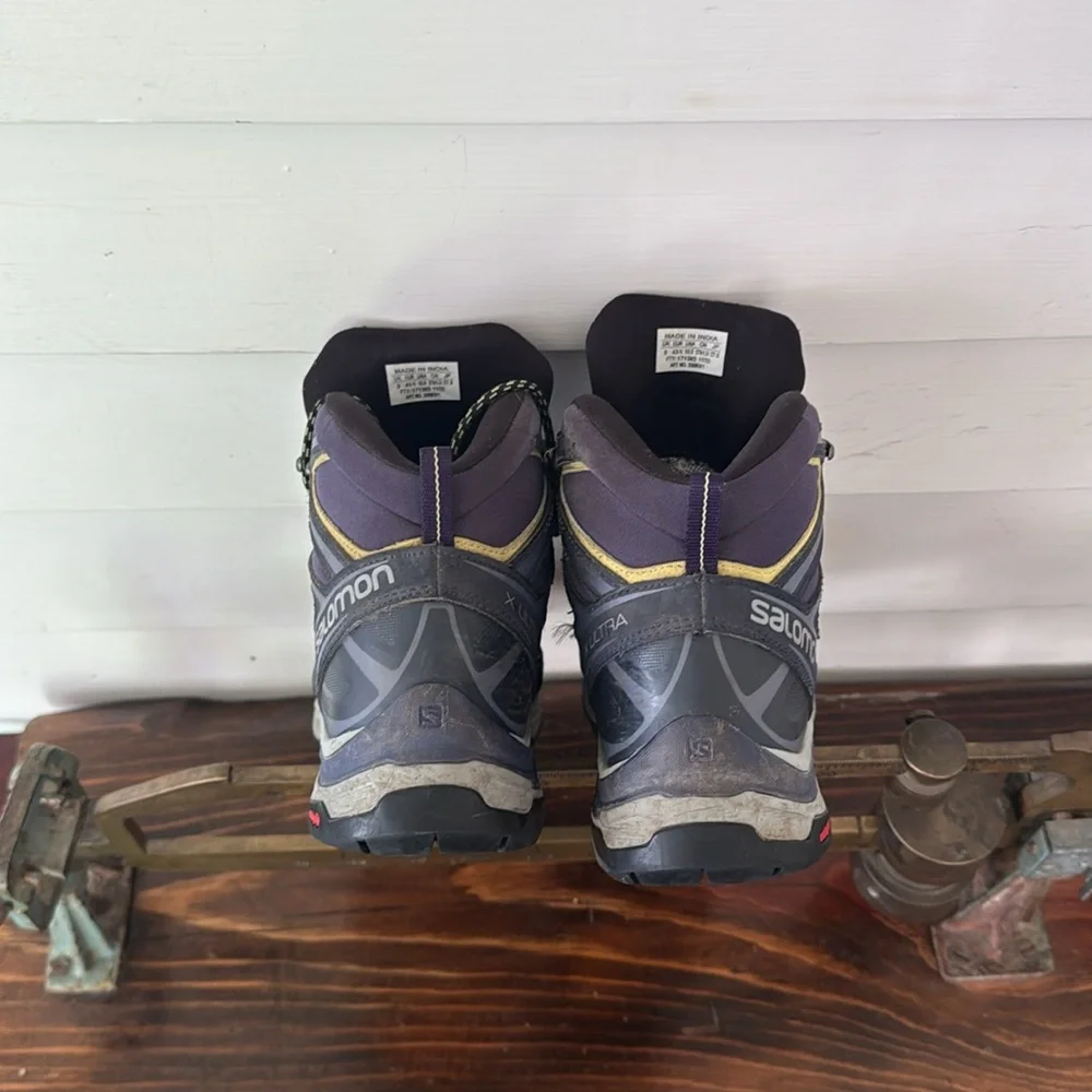 Salomon X Ultra Waterproof Goretex Hiking Boots Superfeet Hike Insoles sz 10.5 - Picture 4 of 7